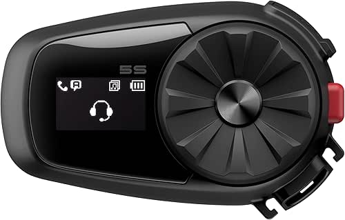 SENA Adult 5S Système de Communication Bluetooth Moto, Noir, Pack
