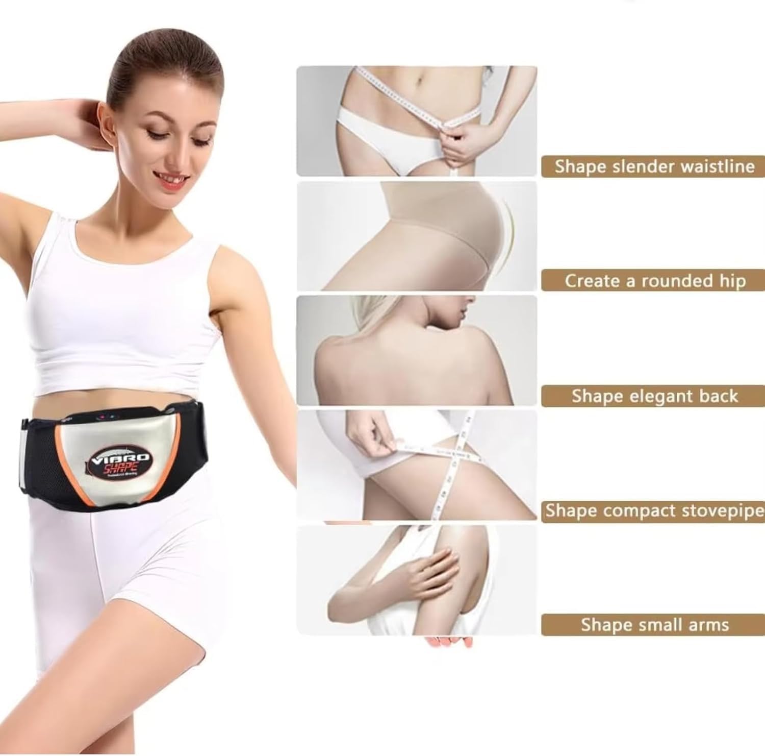Machine À Brûler Les Graisses De La Taille, Ceinture Amincissante Vibrante Électrique, Masseur Abdominal Pour Le Ventre, La Perte De Poids Du Ventre, L'élimination Des GRA,Appareil Abdominaux