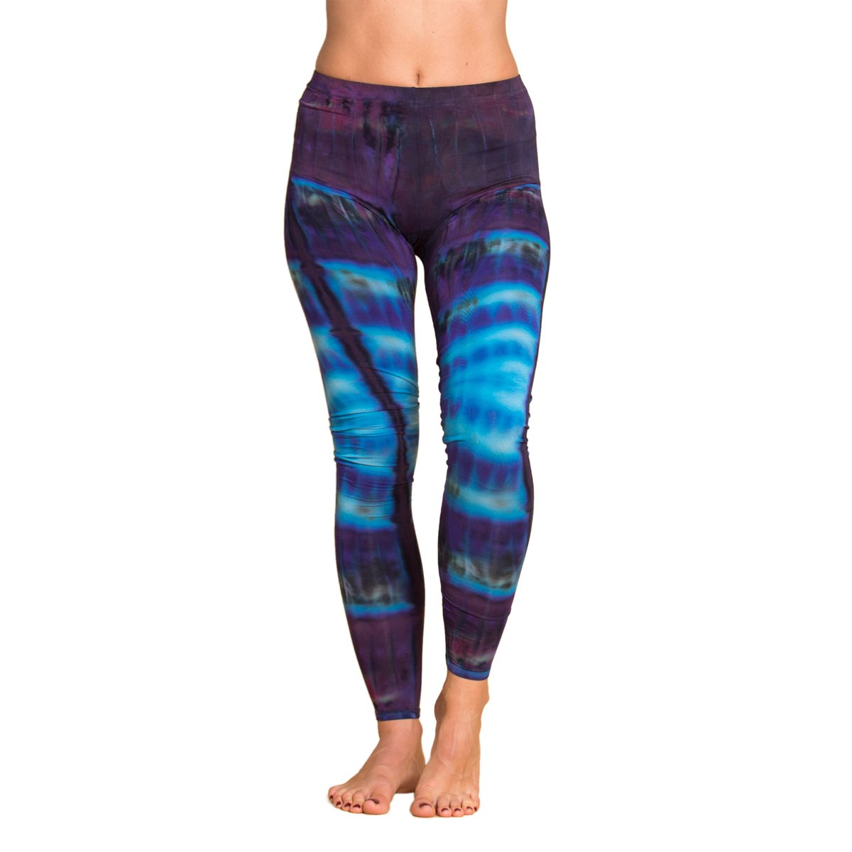 PANASIAM Leggings Yoga Donna - Leggings Sportivi Lunghi - Motivo Zebra