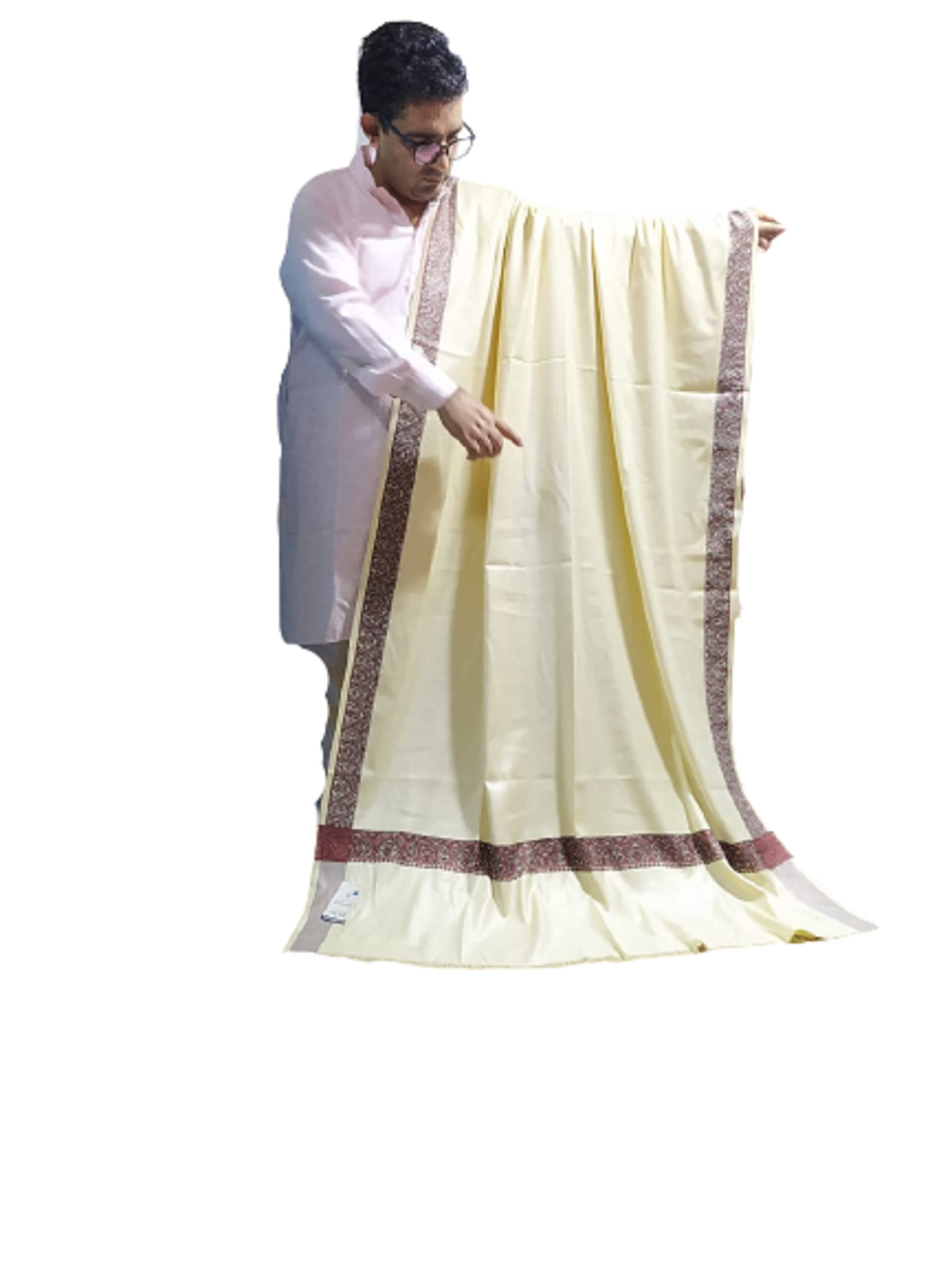 Kashmiri Men Shawl Men Lohi Woolen Gents Pashmina Saal 50x100 inches jk wool 22h