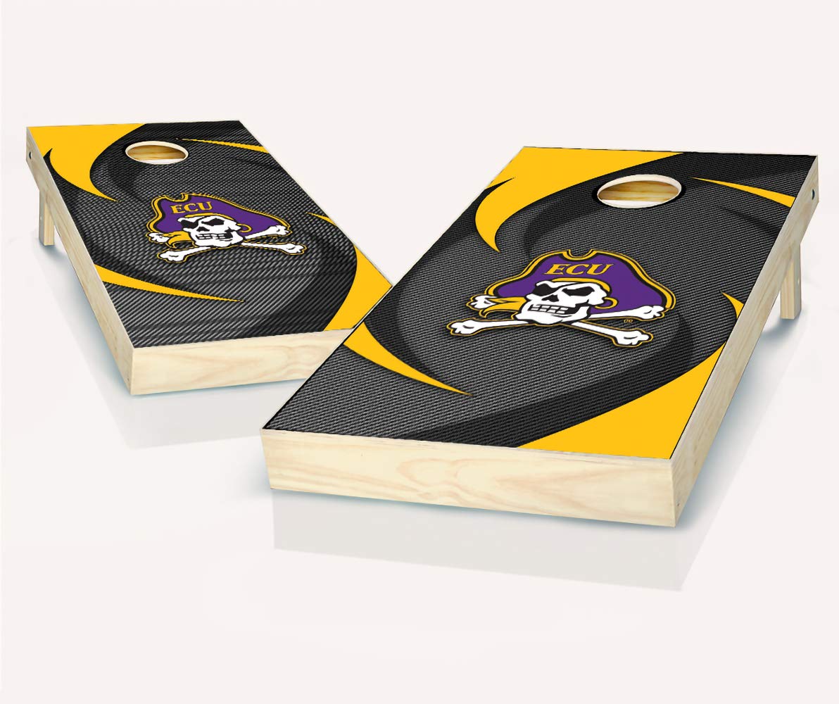 NCAA East Carolina Pirates Swoosh Cornhole Set with Bags, 24