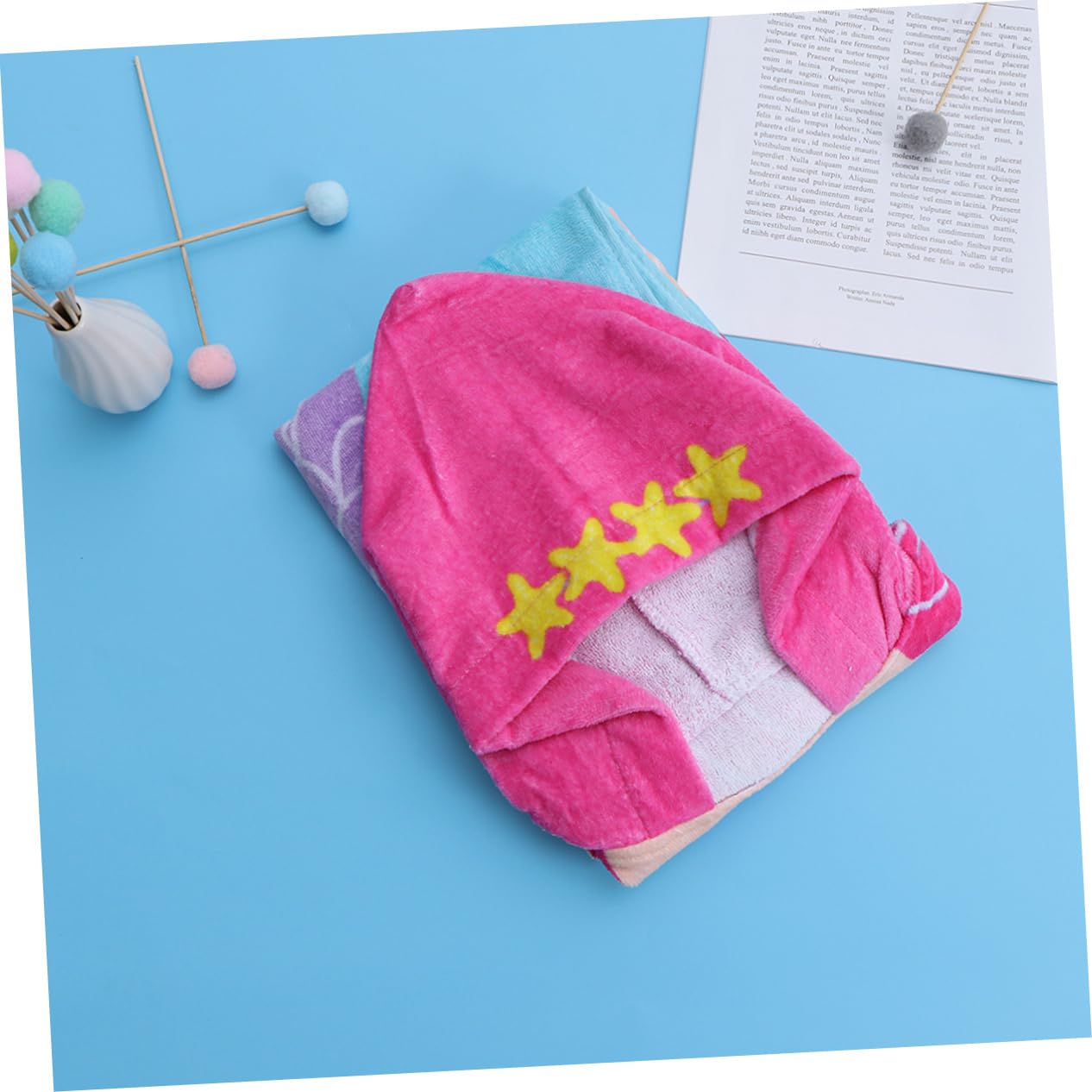 PACKOVE badehandtuch Kinder badehandtücher Kinder Babyhandtücher aus Baumwolle Strandtuch mit Kapuze für Babys Kapuzenumhang Badetuch Kleinkinder Bademantel Babyhandtuch mit Kapuze mit Hut