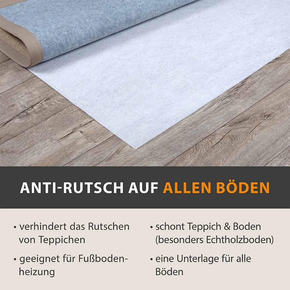 Antirutschmatte Teppich 60x130cm - Made In Germany Ohne Weichmacher