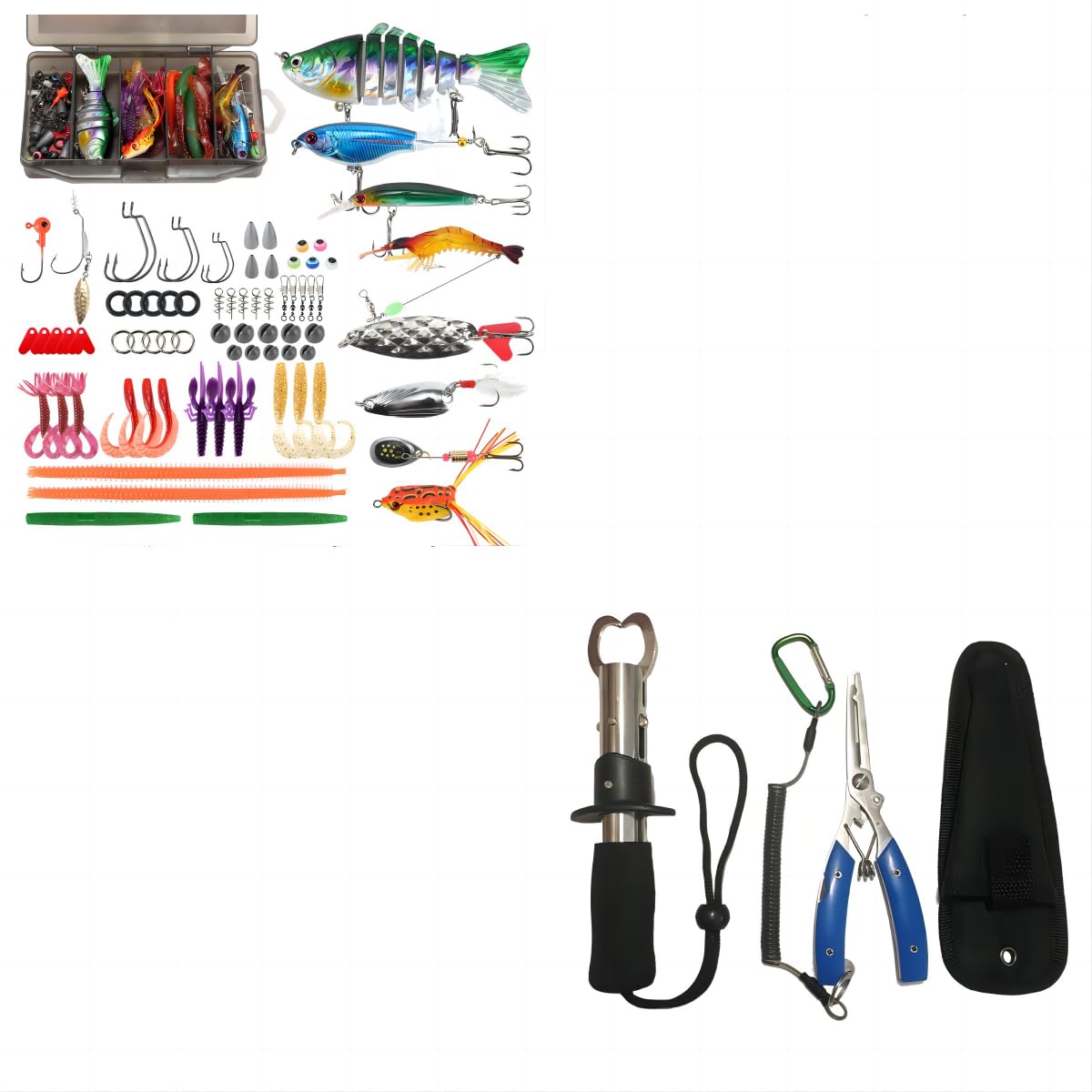 Fishing Tackle PLUSINNO Fishing Accessories Kit, 263pcs Kit With