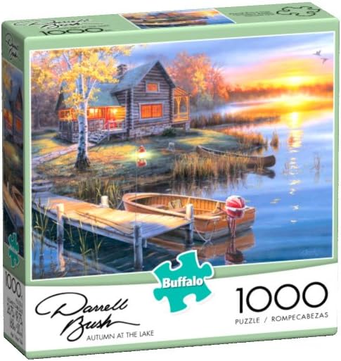 Buffalo Games Darrell Bush, Autumn at the Lake - 1000pc Jigsaw Puzzle