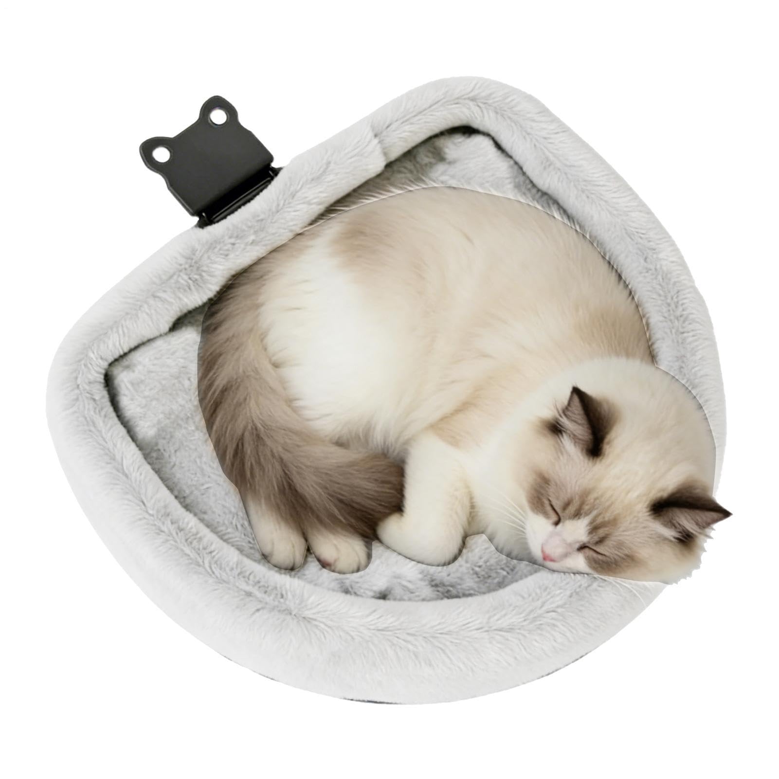 Hamaca para gatos de escritorio - Plegable y Lavable con Diseño de ,Sujeción para escritorio de cama para gato transpirable - para Interior, Oficina en Casa, Sala de Juegos, Mesas, Estanterías, Puerta