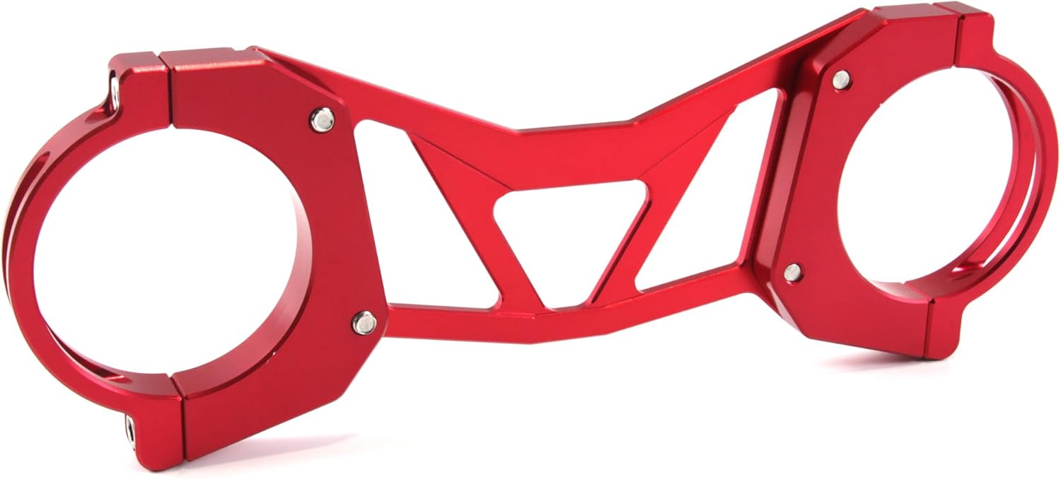 Arashi Front Fork Bracket Shock Absorber Damper Balance Brace for Honda NC700S NC700X DCT 2012-2013, NC750S NC750X DCT 2014-2018, Motorcycle Accessories Parts Red 1 Pcs