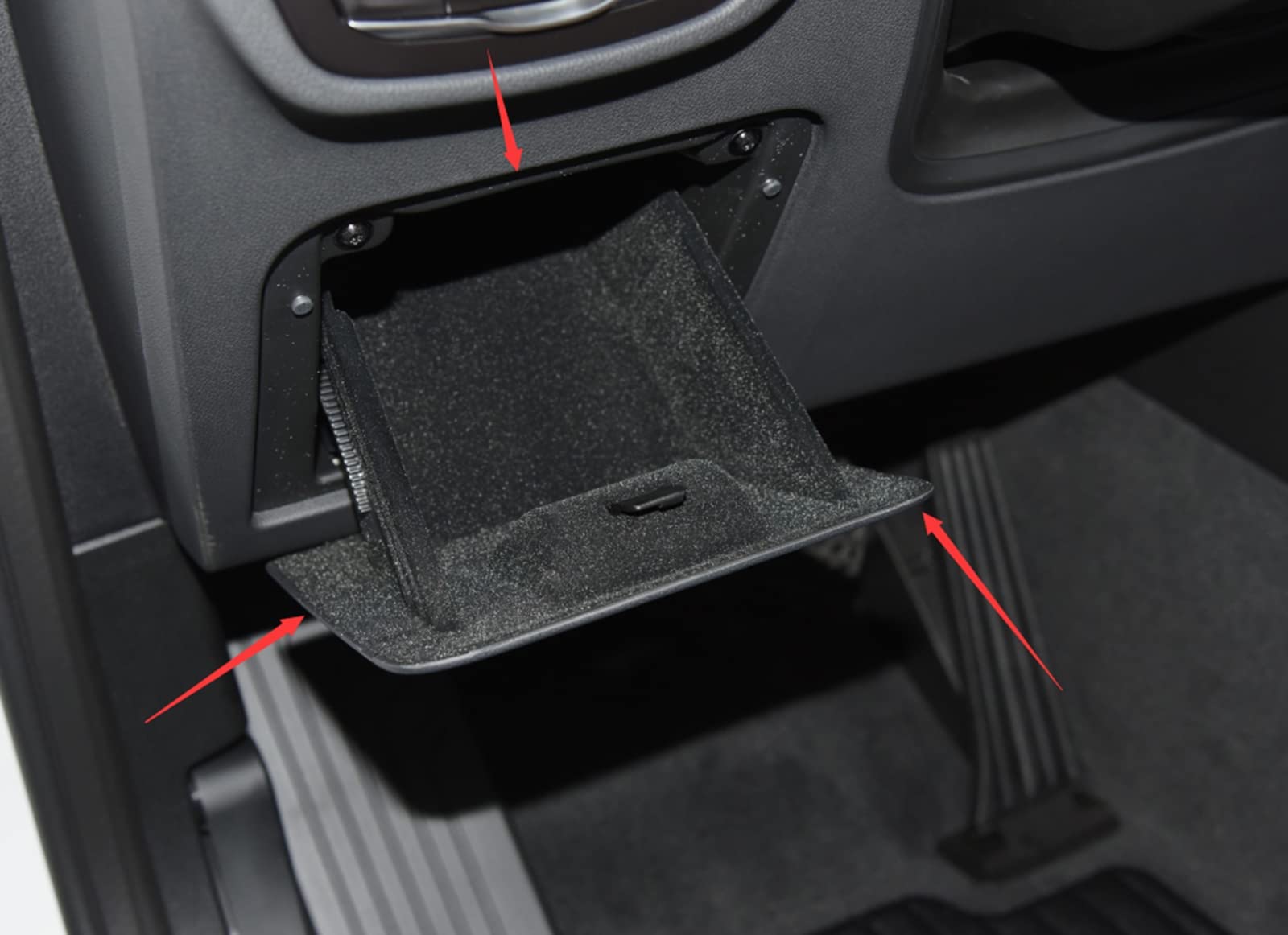 Scatola Portaoggetti Per Cruscotto Lato Guida Per BMW G01 X3 (2018-2022) E G02 X4 (2019-2022) - Vano Accessori In ABS + PC