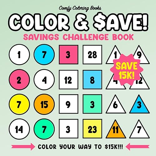 Color & Save!: Savings Challenge Book
