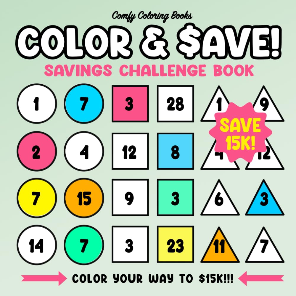 Color & Save!: Savings Challenge Book