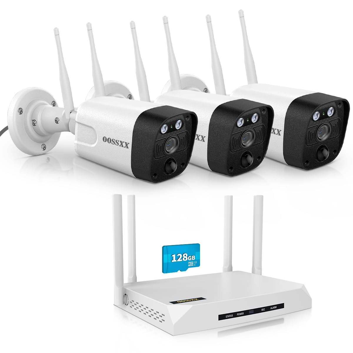 Amazon.com : (2026 New) 5MP Wireless Security Camera System, 3-Cam