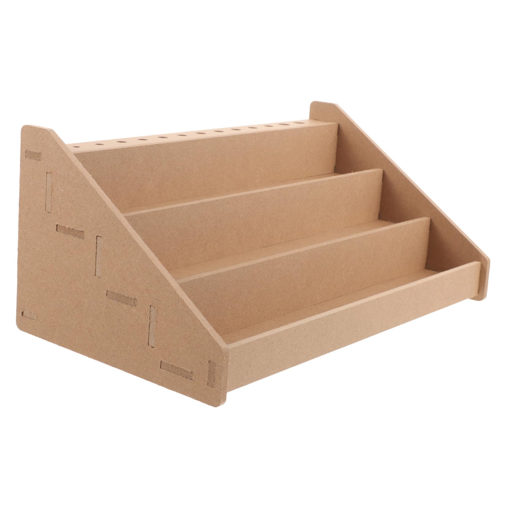 Organisateur de stockage de peinture acrylique en bois et encres pour atelier