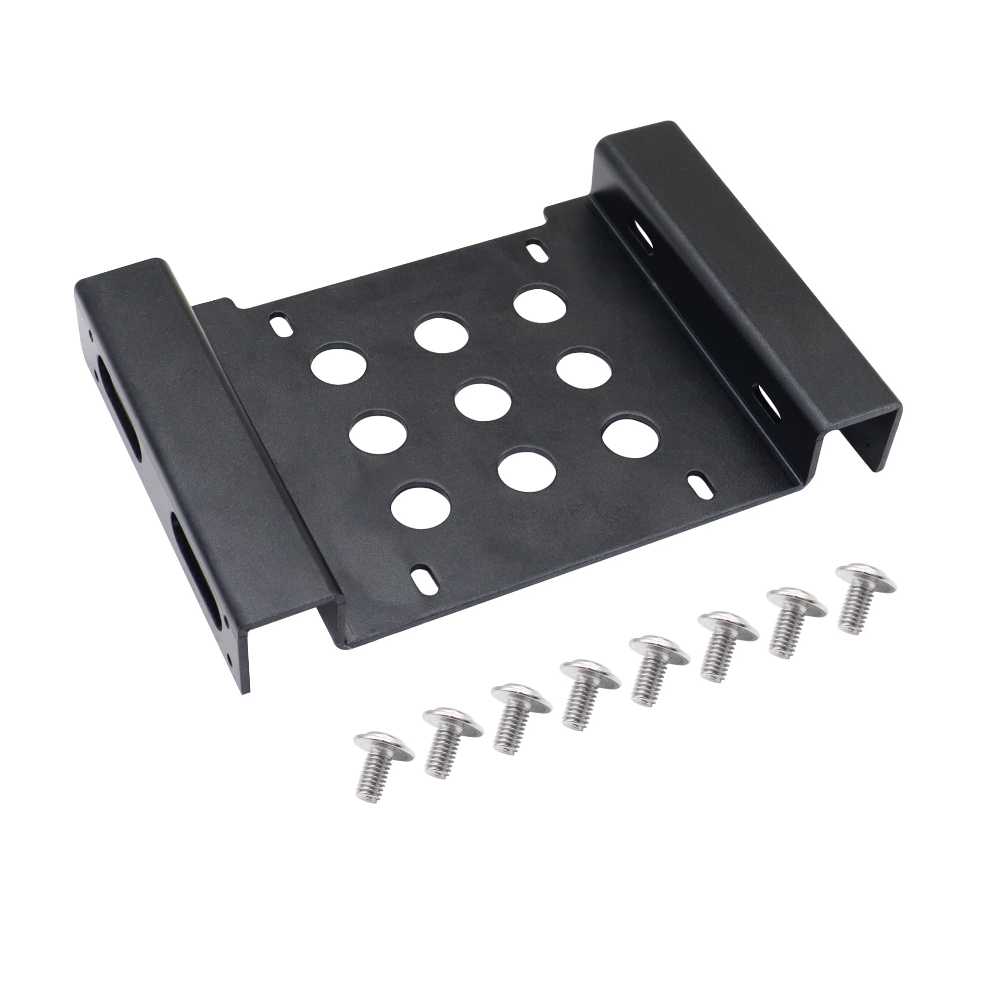 RIIEYOCA Steel SSD HDD Mounting Holder,3.5 inch to 5.25 inch Hard