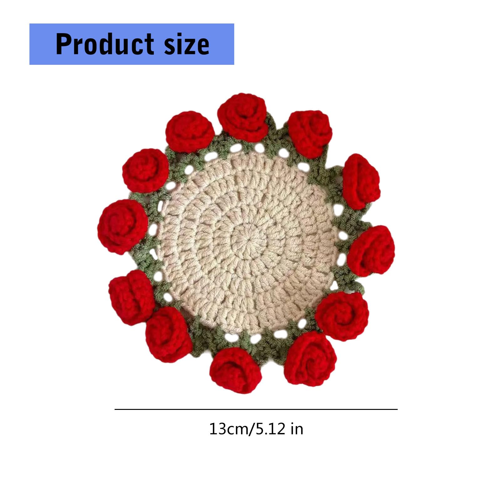Amazon.co.jp: かぎ針編みキットブーケコースタースターター手作りの花