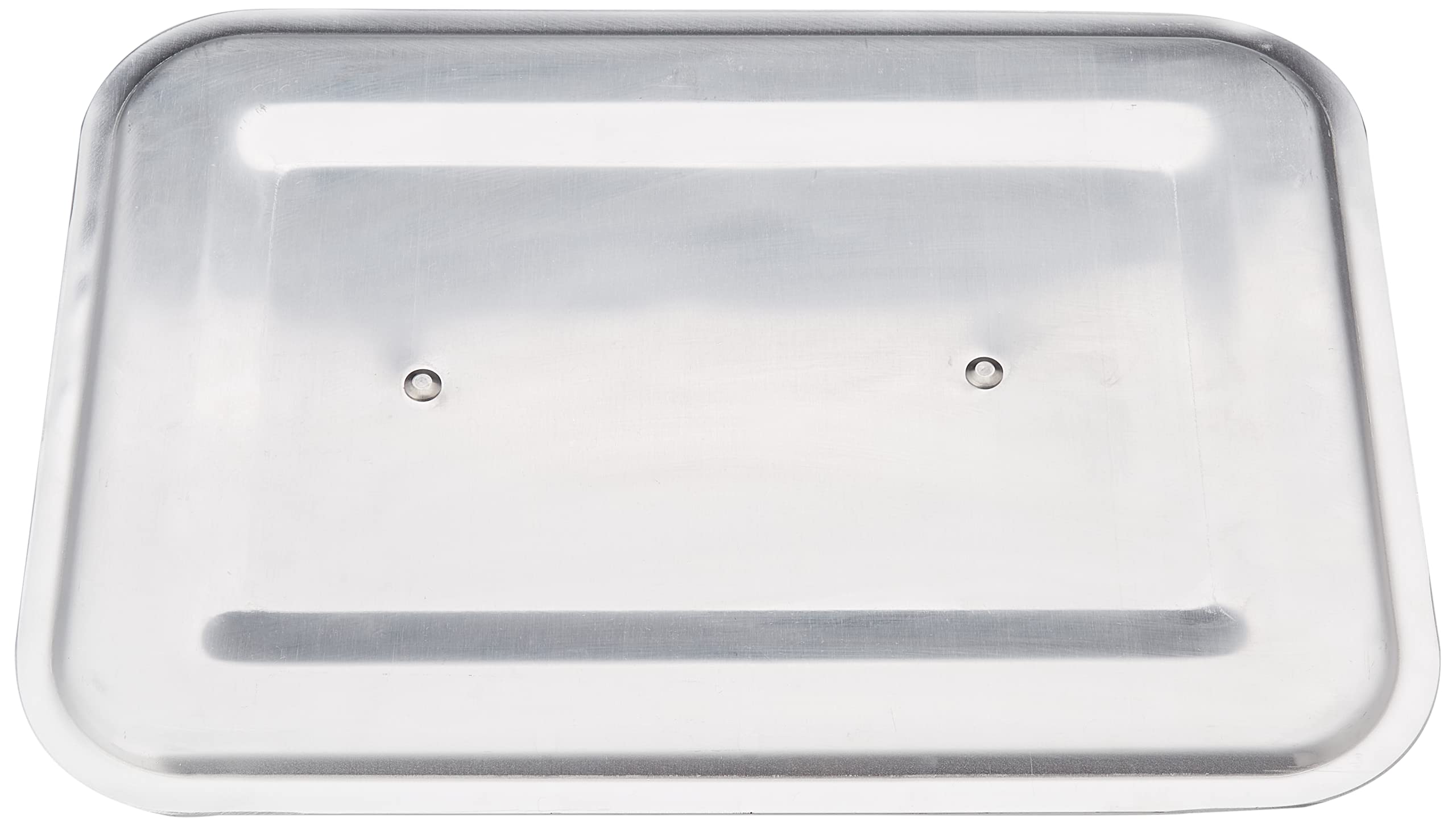 Pentole Agnelli Couvercle rectangulaire Plat à Angles arrondis, Aluminium, Argenté 40x28 cm Argent