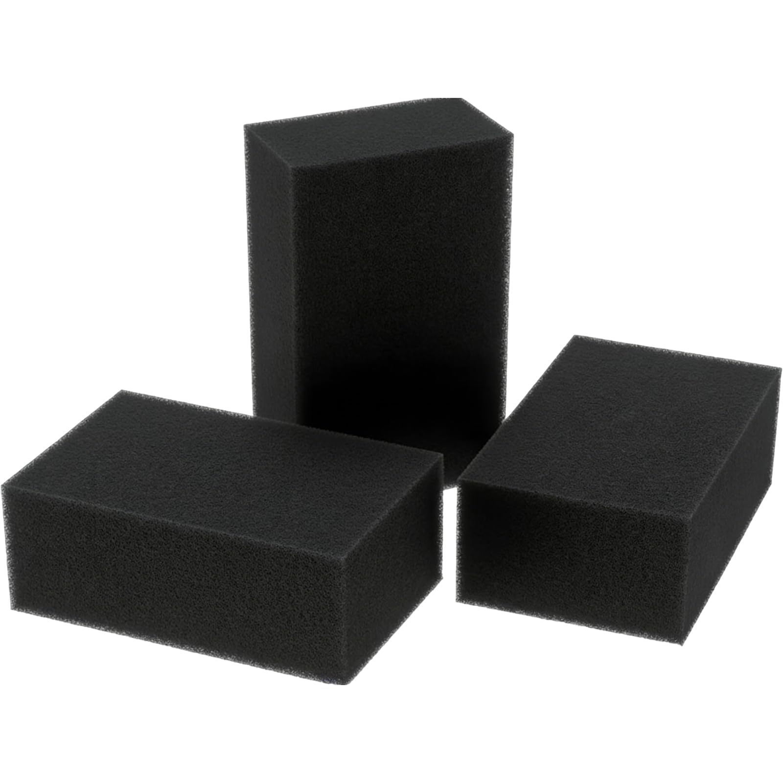 CtiUjdx 3 PCS Fish Tank Filter Sponges, Aquarium Filter Media Pads for Mechanical and Biological Filtration, Compatible with Fish Tanks, Sump Filters, Ponds, and Hydroponic Systems