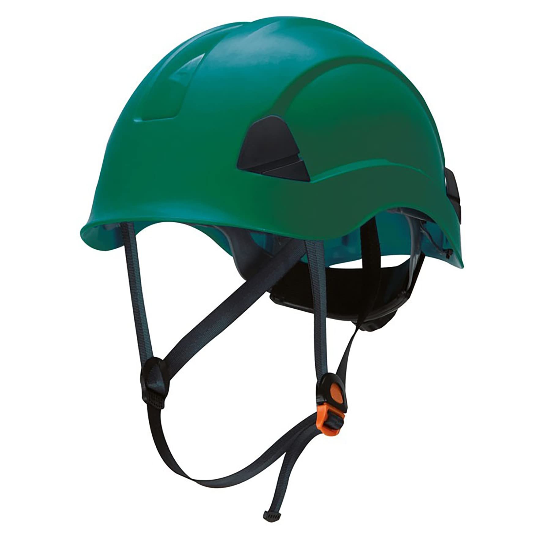 Safetop 80667 - Casco climber en397. 1000v c/barboquejo. ruleta. verde