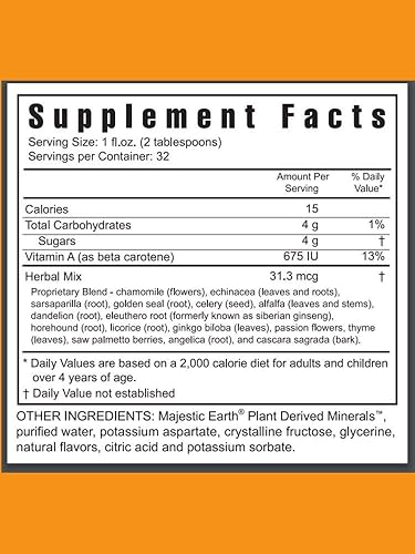 Miniatura 2 de Youngevity Majestic Earth Herbal Rainforest, 32 onzas líquidas, complejo multiherbal, multivitamínico y mineral para hombres, mujeres, niños,