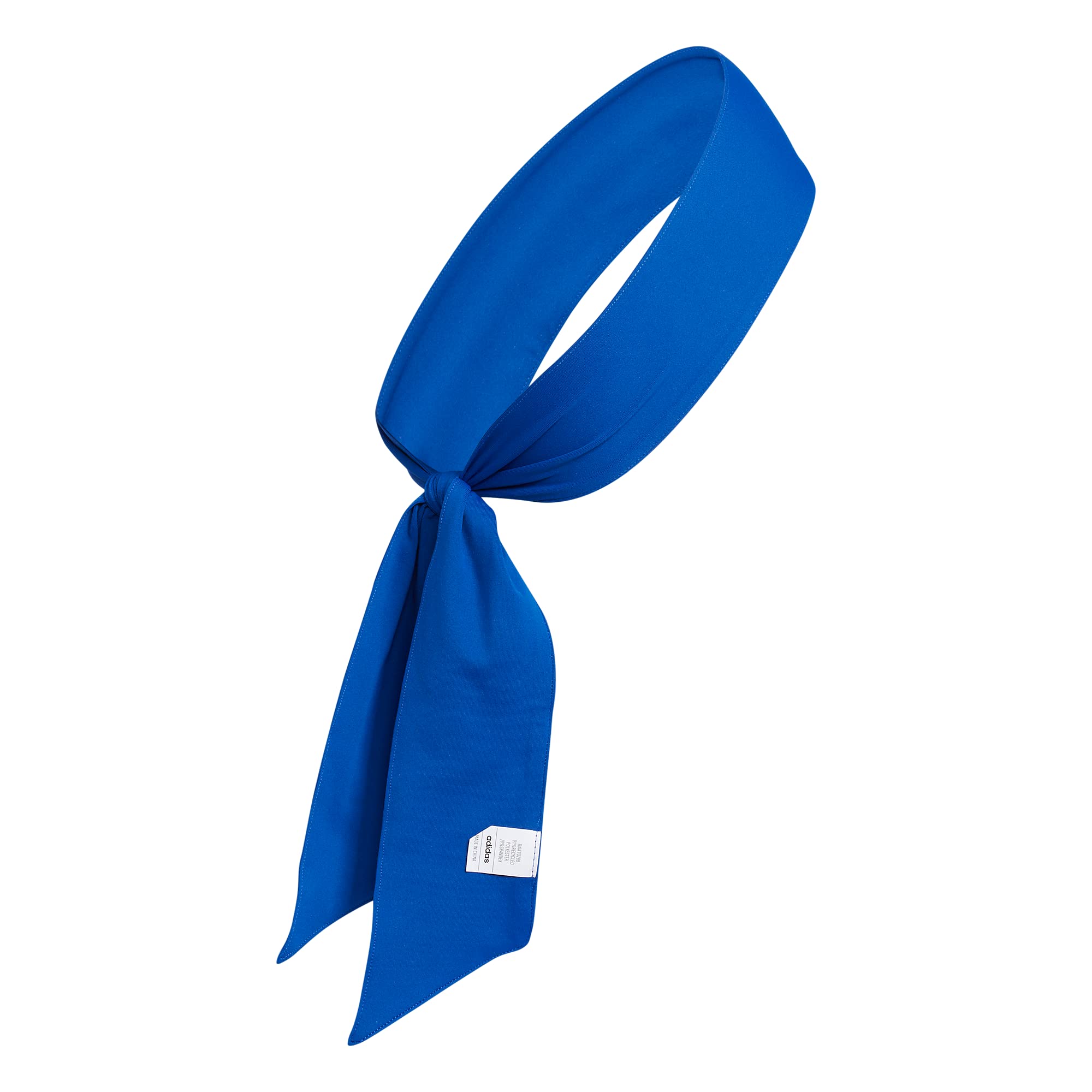 adidas Alphaskin Tie Workout Women and Men, Mesh Moisture-Wicking Sports Headbands for Girls and Boys, Collegiate Royal Blue/Black/2, One Size