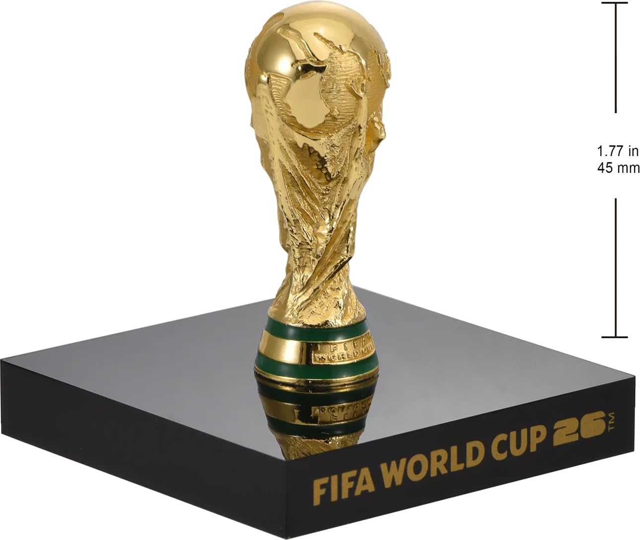Réplica del Trofeo de Cubo 3D con Licencia Oficial de la Copa Mundial de la FIFA 2026