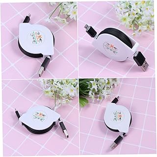 Amosfun Carregador Para Telefone Carregador De Telefone Cabo De Carregamento USB Cabo De Carregamento Retrátil Cabo De Carregamento De Telefone Cabo De Carregamento Do Telefone Cabo De