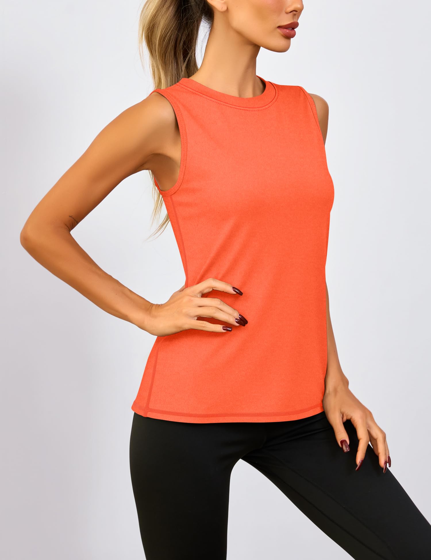 Canotta Sportiva Donna Top Senza Maniche Palestra Canotte Donna Fitness Yoga Corsa - 3
