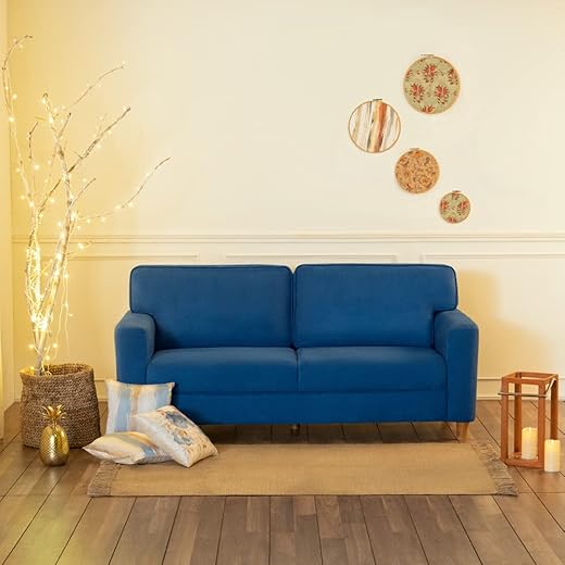 Duroflex Utopia 2 Seater Sofa Set - Blue