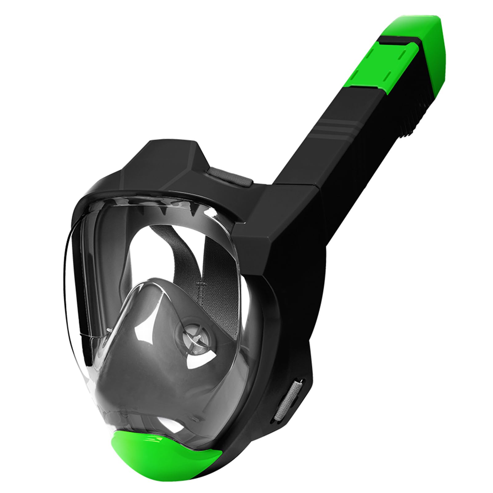 VGEBY Máscara de Snorkel de Cara Completa, de Respiración Flotante Tipo M para un 67% Más de Oxígeno, Vista Panorámica de 180°, Antivaho y Antifugas, Silicona de Grado Alimenticio,