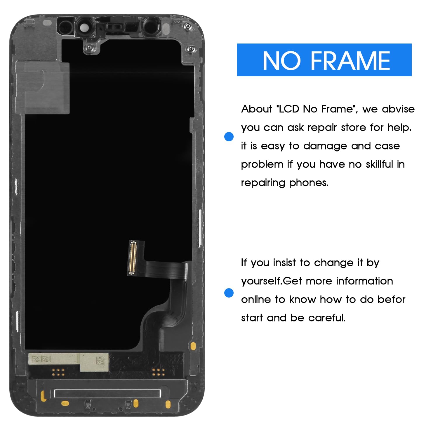 Amazon.com: A-MIND for iPhone 12 Mini Screen Replacement, 5.4 inch