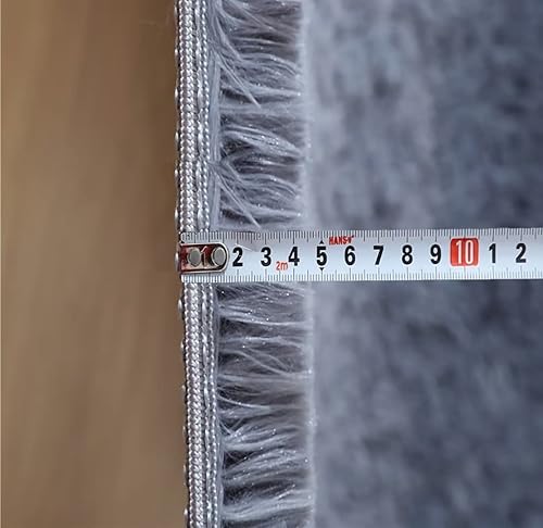 Miniatura 4 de Super Soft Thick Fluffy Faux Sheepskin Area Rug for Living Room Bedroom Dormitory Home Decor Fuax Fur Shag Carpet(3ft x 5ft, Burgundy)