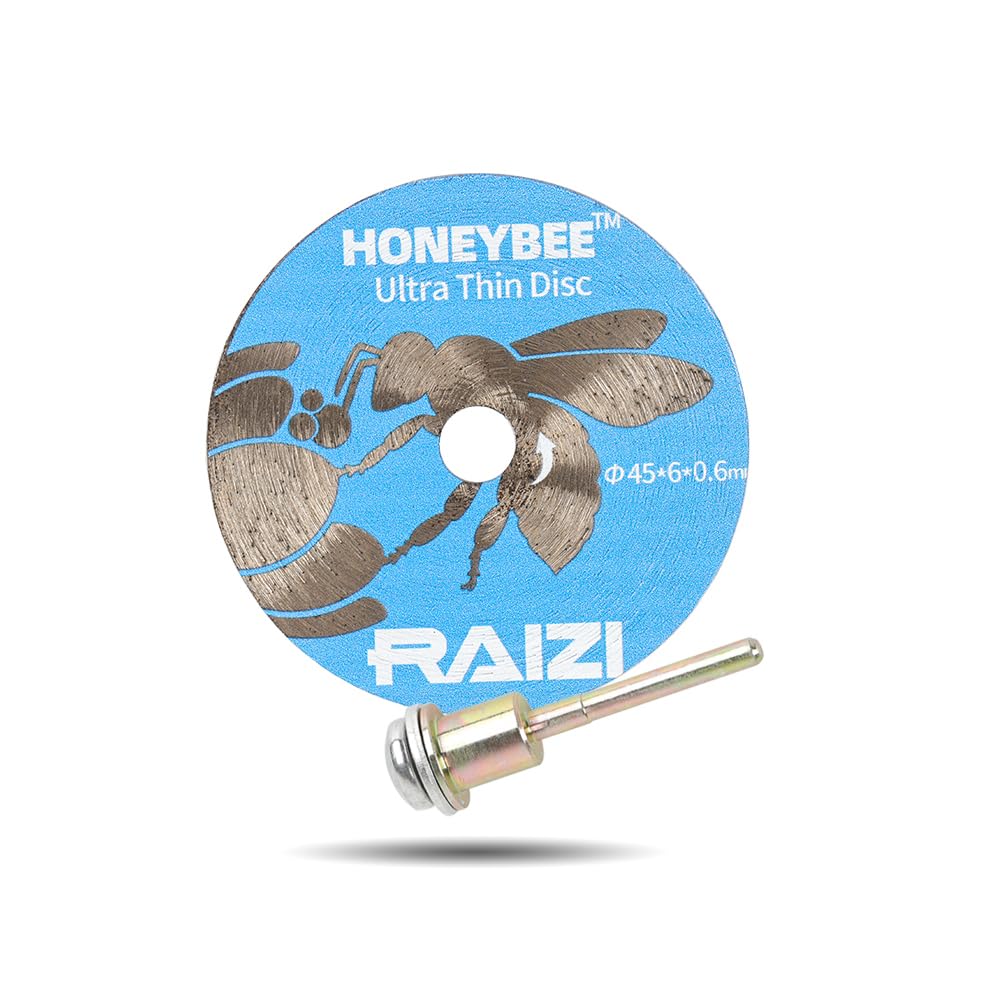 Raizi HONEYBEE™ 45mm Diamond Cutting Blade Ultra Thin Disc 0.6mm Thickness Used With Proxxon Mini Angle Grinder Polisher for for Ceramic Porcelain Stoneware