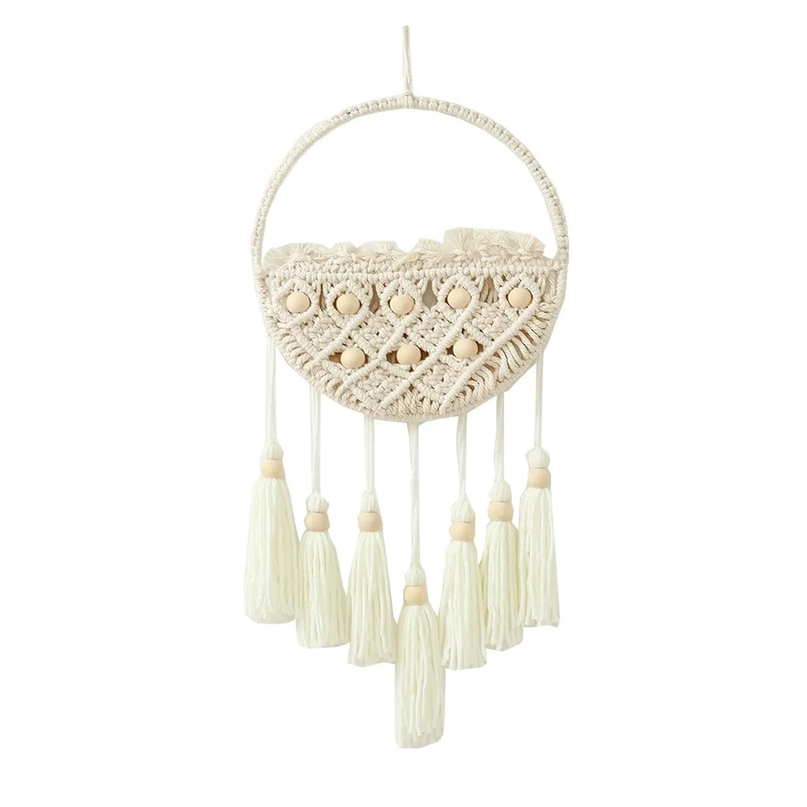 FGUJSUR Tapestry Wall Hanging Macrame Wall Hanging Handmade Woven Tapestry Ornament For Apartment Bedroom Living Room Home Decoration Pendant(Style 01)