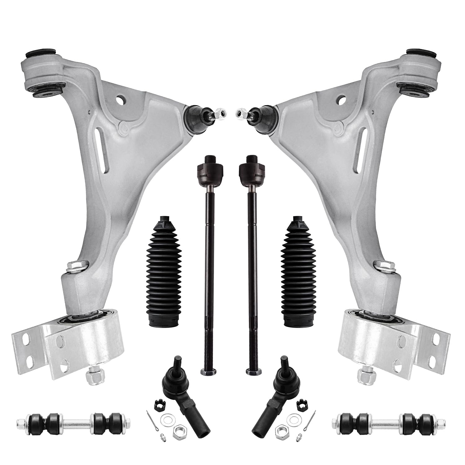 Detroit Axle - 10pc Front End Suspension Kit for 2006-2011 Buick Lucerne