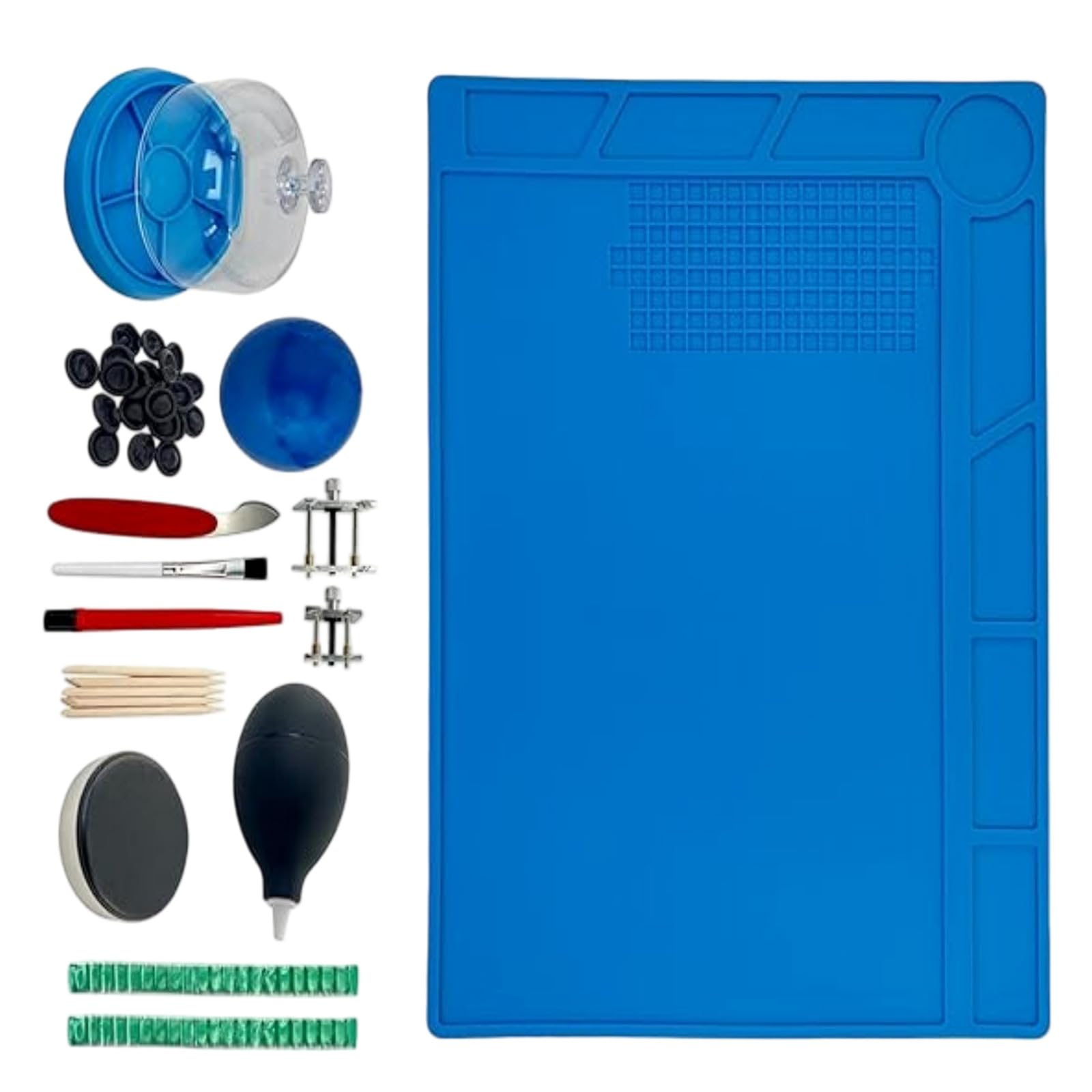Limtula Watch Clean Repair Set Tools Set Watch Maintenance Tool Dusts Air Blower Pads Clean Brush for NH35 / NH36 Enduring Dusts Air Blower Pads Brush