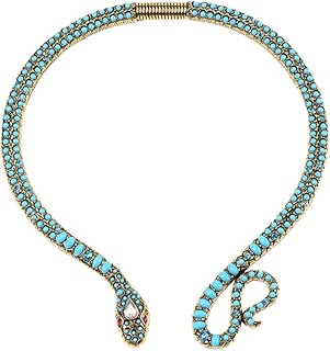 Colar De De Diamante 1 Peça Colar De Joias Femininas Com Pingente De Joias Para Roupas Colar De Serpente Colar De Gargantilhas Colar De Joias De Halloween Joias De