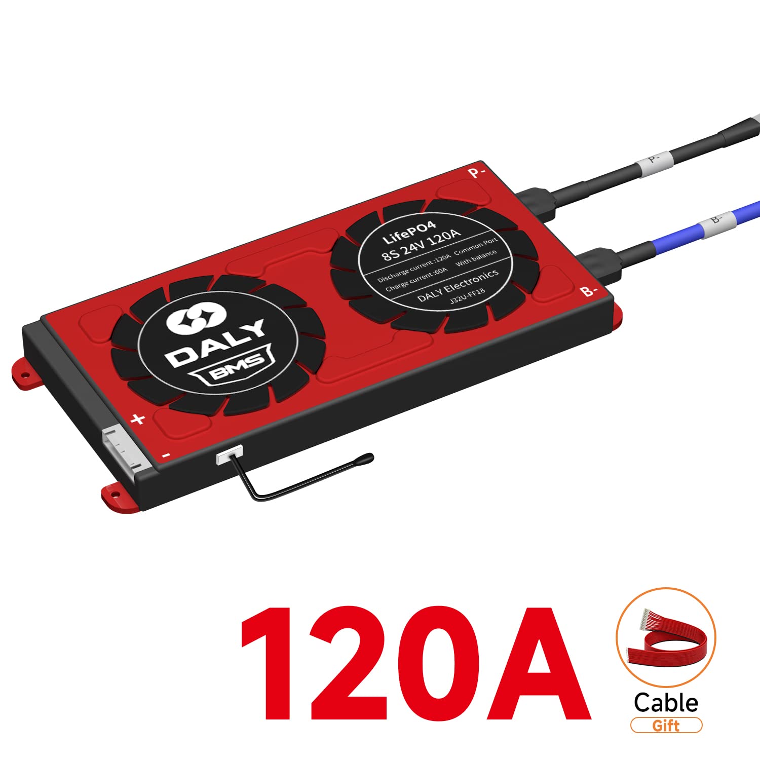 Amazon.com: DALY BMS 8S 24V 120A LiFePO4 Battery Protection Module