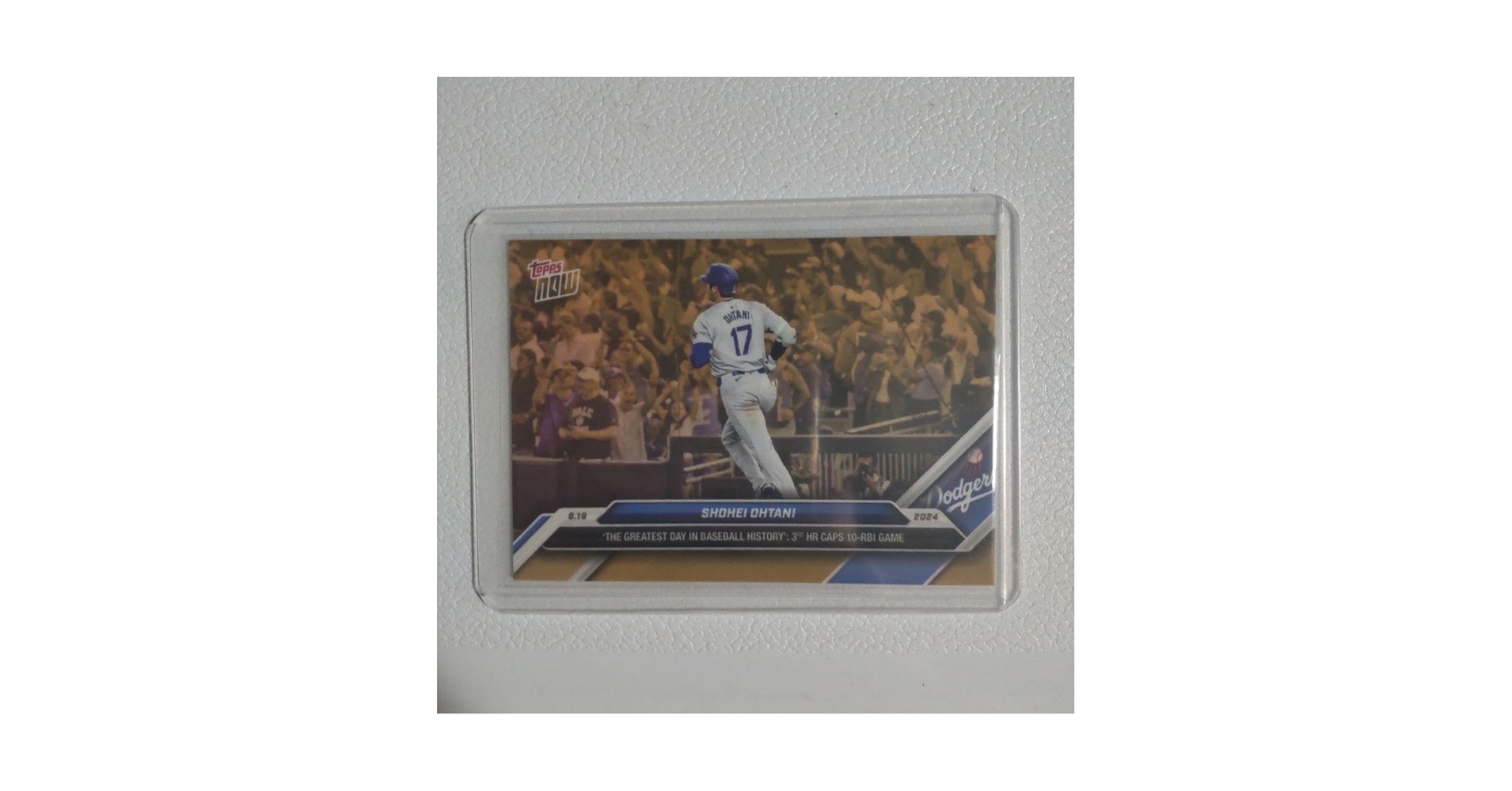 Amazon.co.jp: topps 大谷翔平 ボーナスゴールドカード 50-50を