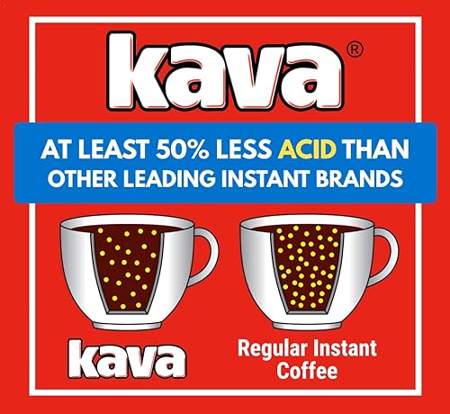 Miniatura 4 de Café instantáneo neutralizado con ácido Kava 4 onzas paquete de 12