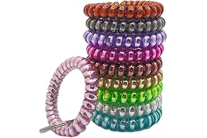 10-Pack Vibrant Spring Key Scrunchie Wristbands: The Ultimate Accessory for Hands-Free Comfort and Style
