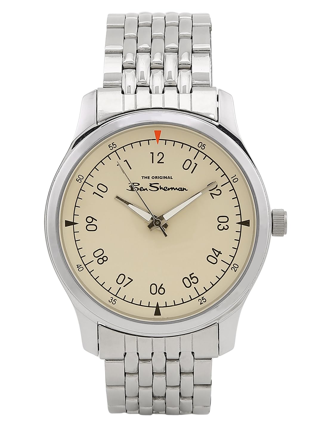 Ben ShermanAnalog Beige Dial Men's Watch-BS096SM