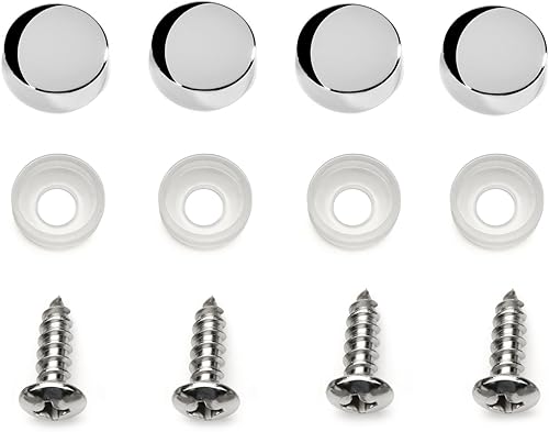 Miniatura 2 de LFPartS Refuerzo de acero inoxidable para matrícula, cromo