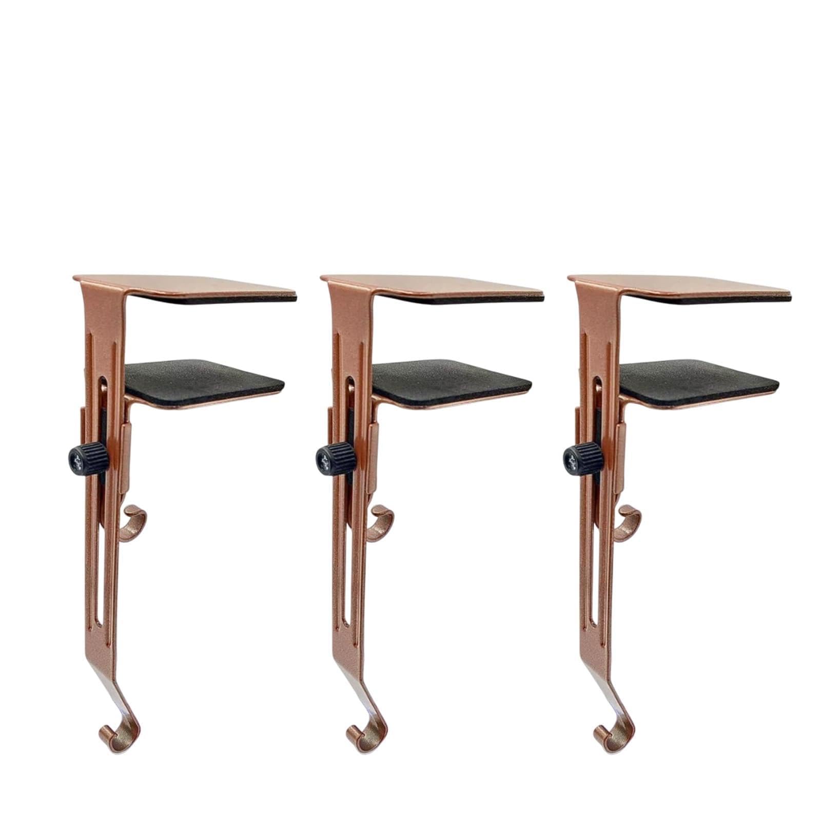3pcs Soporte Ajustable 2 en 1 Para Medias NavideñA Resistentes para Repisa