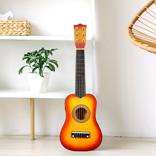 Miniatura 3 de Compacta y portátil guitarra acústica clásica de 21 pulgadas, la guitarra de madera de tamaño pequeño para principiantes, niños, adolescentes y