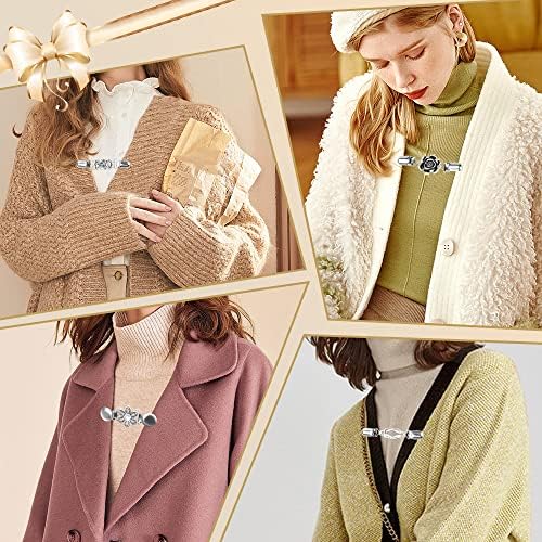Tucireat Metall Strickjacke Clip 18 Stück Gold Ton Pullover Tucireat Metall Strickjacke Clip 18 Stück Gold Ton Pullover