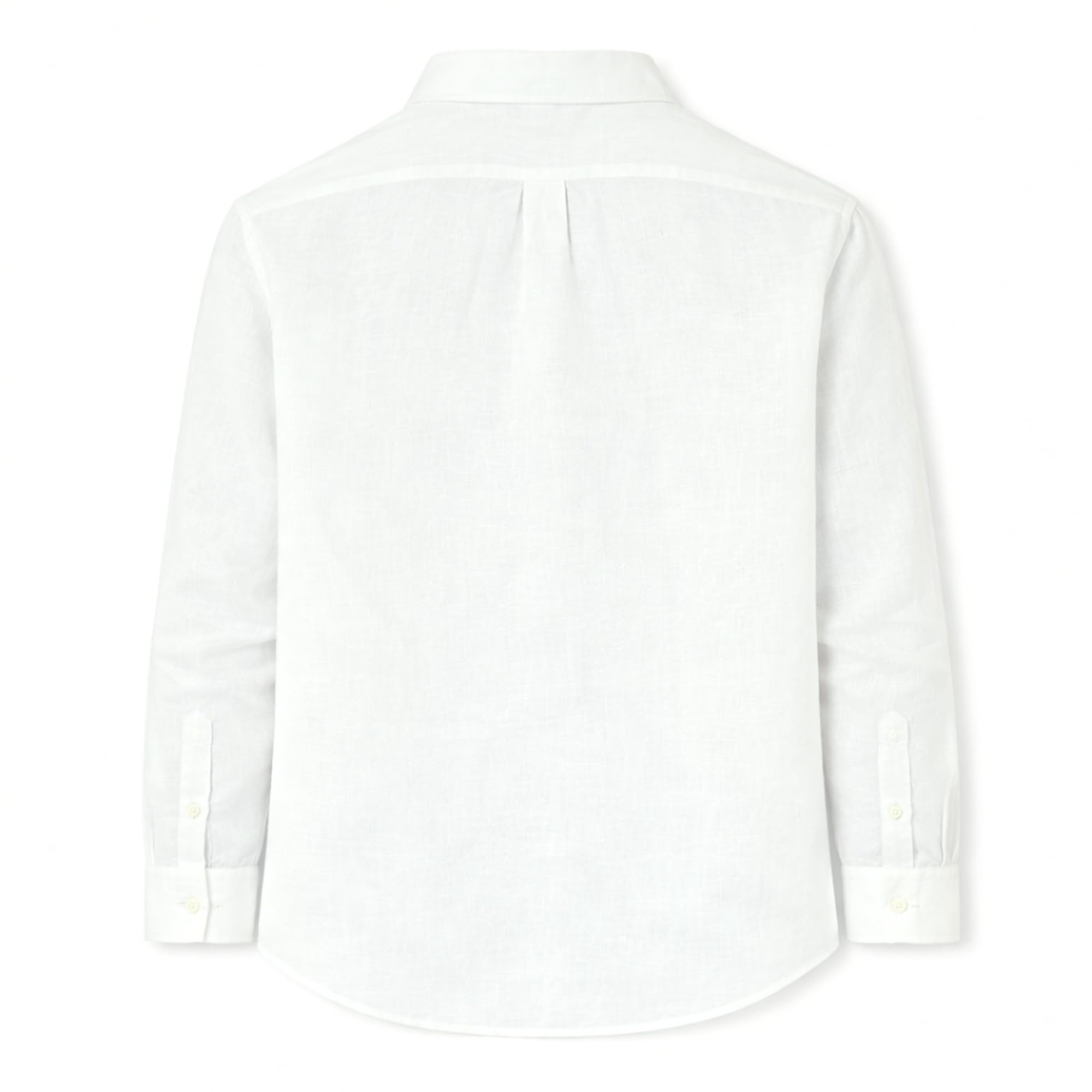 Camisa 100% Lino para Hombre de Manga Larga | Corte Regular Fit Jaspeado | Camisa Casual Transpirable para Verano, Playa y Eventos