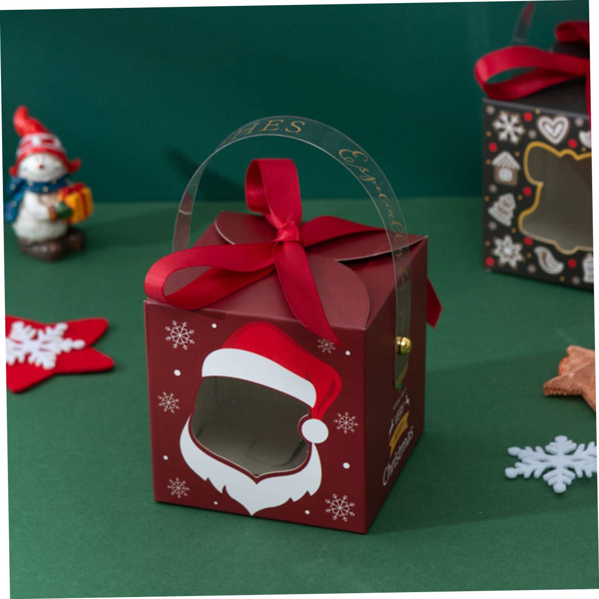 20pezzi Scatole di Carta per Regalo Scatole di Immagazzinaggio Creative per Dolcetti Natalizi per Confezionamento per Feste Colore Casuale