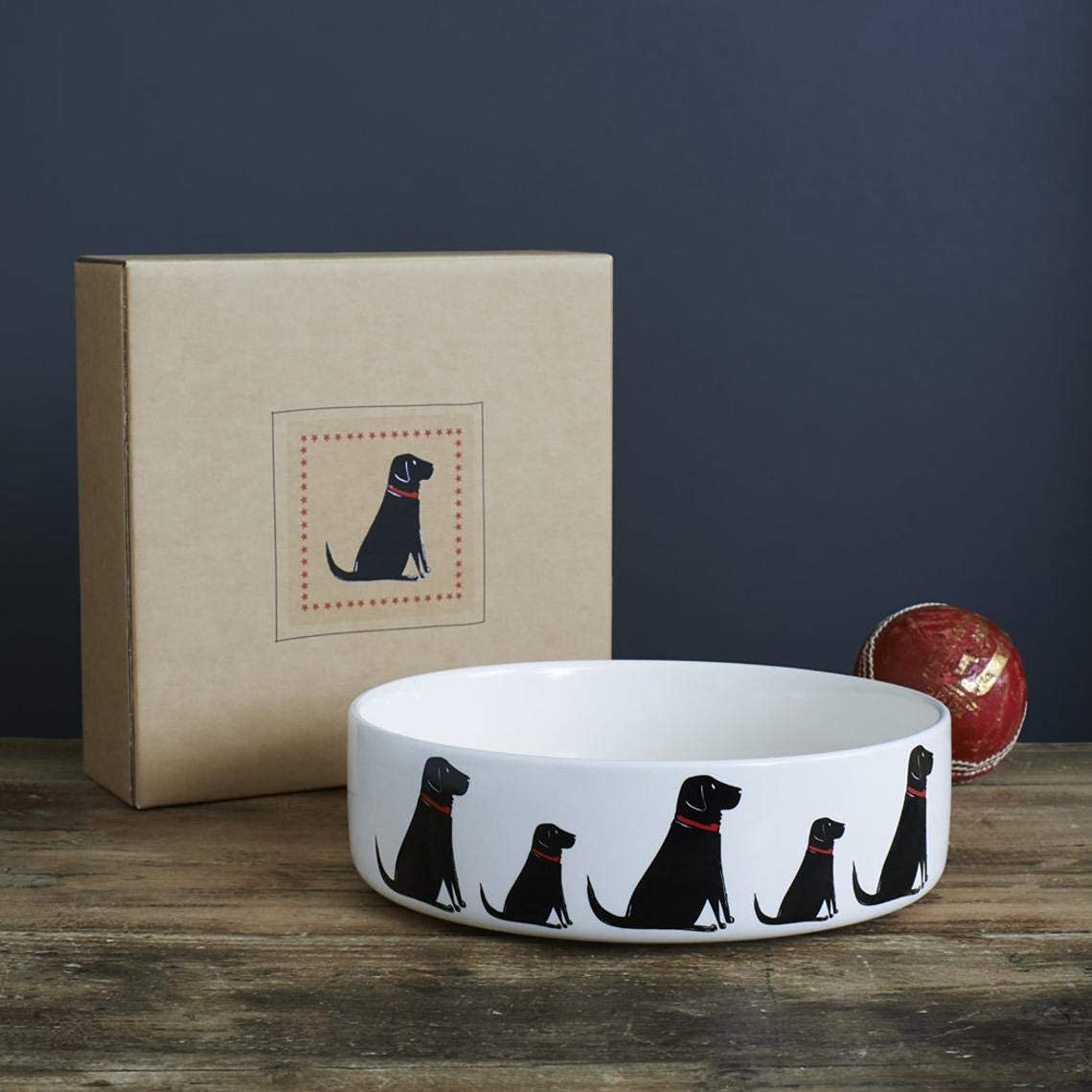 Grand Bol de Chien Labrador Noir