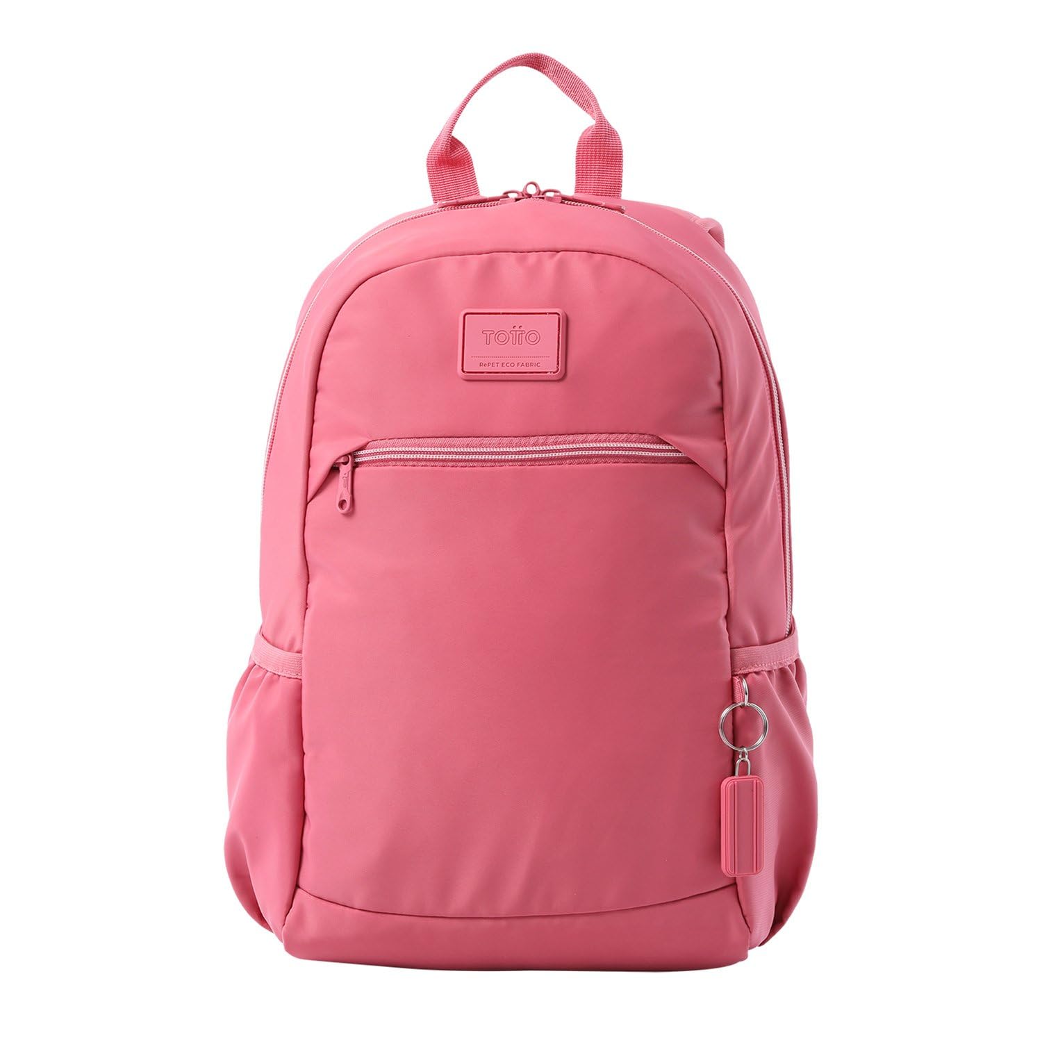 TOTTO - Mochila para Ordenador Portátil de 13 Pulgadas, Modelo Tracer 1, Compartimento Principal y Bolsillo, 2 Bolsillos Botella, Espaldar Ergonómico con Flujo de Aire, Correas en S, Color Desert Rose