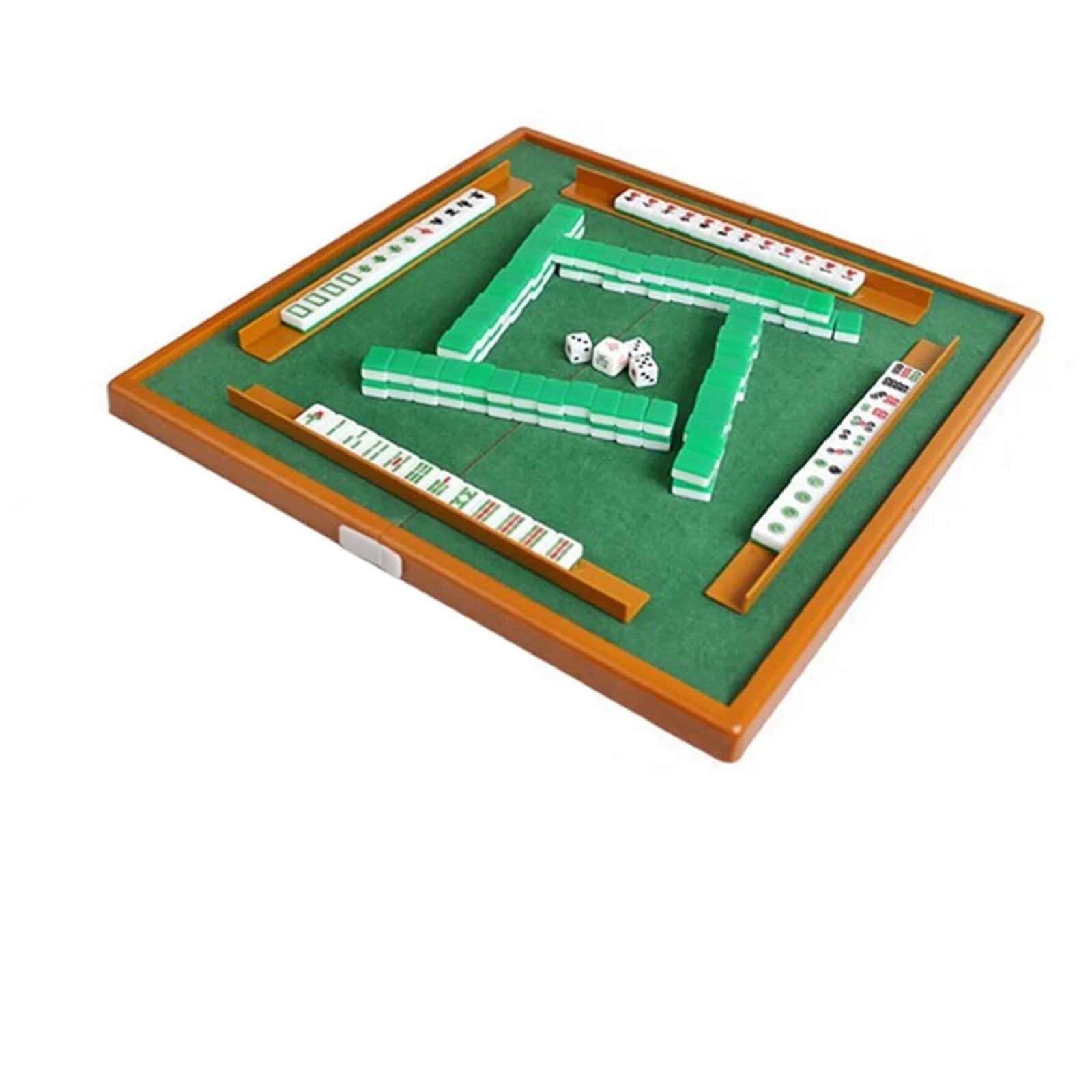 Tavolo da mahjong pieghevole Mini tavolo Mahjong pieghevole Set di gioco Mah Jong portatile for viaggi, tempo libero, intrattenimento al chiuso