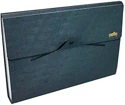 Pasta Sanfonada Plástica, Dello, 6094P.0012, Preto